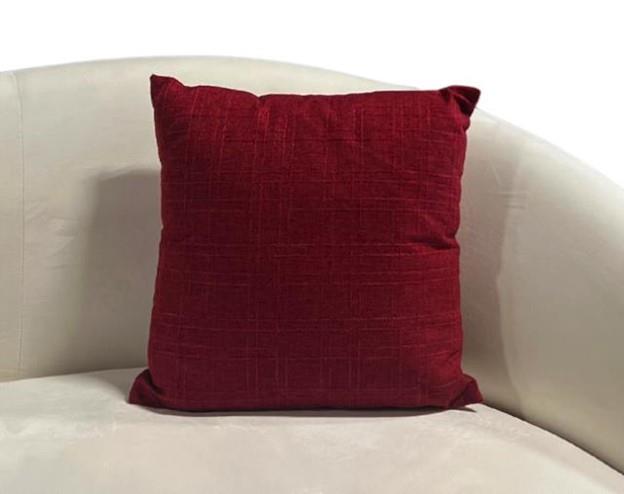 Red Linen Pillow