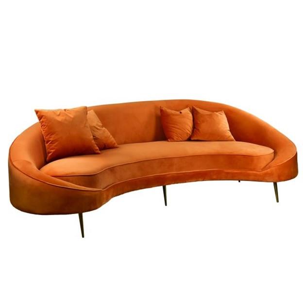 Terracotta Crescent Pillow
