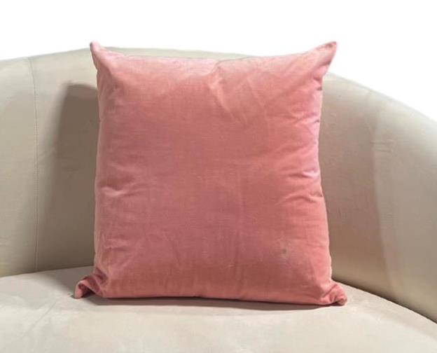 Light Pink Velvet Pillow