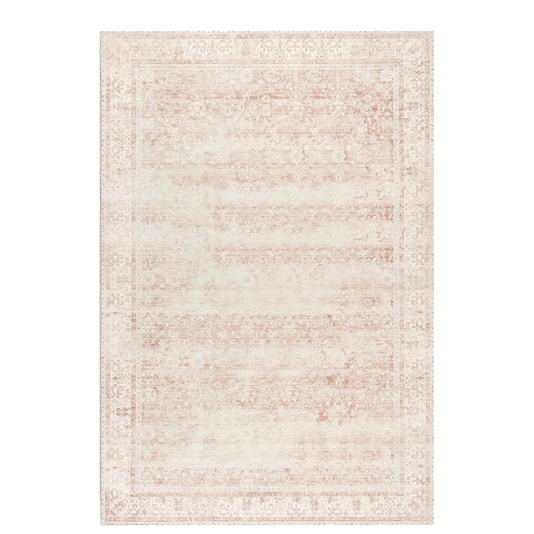 Taylor Pink/White Rug