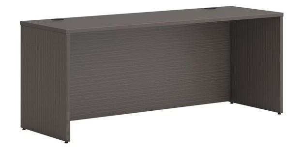 Grey Executive Desk 66" x 24" x 29"